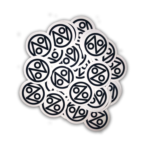 Sticker - Ozo 5x5in  Large Black image 0